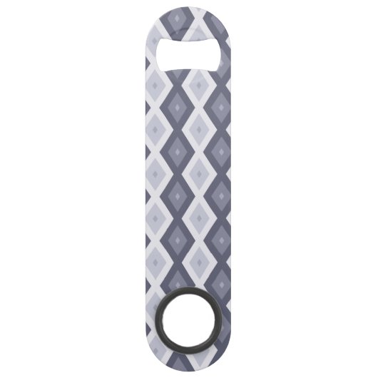 Nuances de bleu gris motif diamant (Devant)