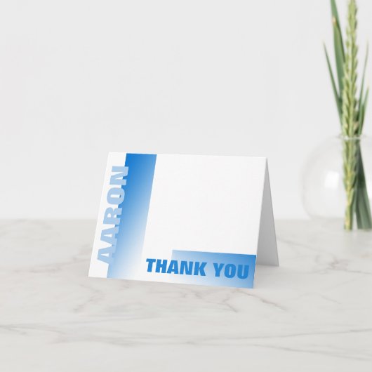 Nuances de Blue Bar Mitzvah Merci (Devant)