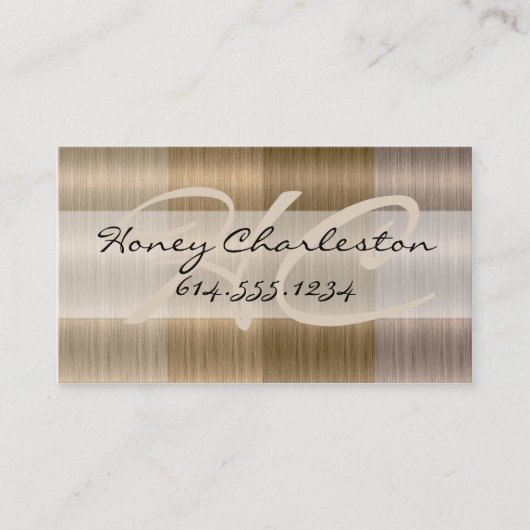 Nuances de carte de visite de style de coloriste (Devant)