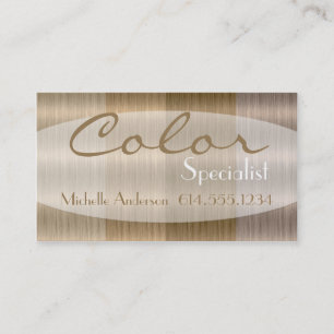 Nuances de carte de visite de style de couleur de