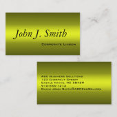 Nuances de Carte de visite Gold Standard (Devant / Derrière)