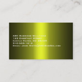 Nuances de Carte de visite Gold Standard (Dos)