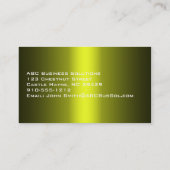 Nuances de Carte de visite Gold Standard (Dos)