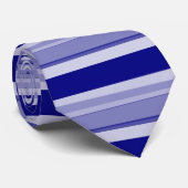 Nuances de Cravate bleue marine (bandes horizontal (Roulé)