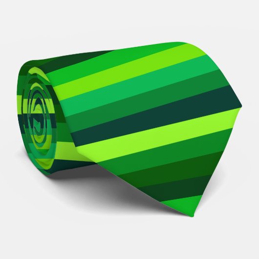 Nuances de Cravate horizontale verte (Roulé)