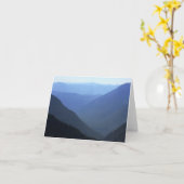 Nuances de glacier de carte de note bleue (Fleur jaune)