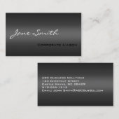 Nuances de gris Carte de visite professionnel (Devant / Derrière)