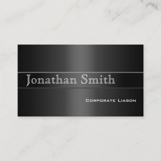 Nuances de gris Carte de visite standard (Devant)