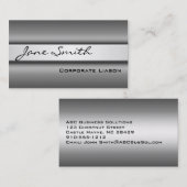 Nuances de gris moderne Carte de visite (Devant / Derrière)