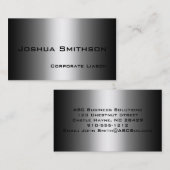 Nuances de gris moderne Carte de visite standard (Devant / Derrière)
