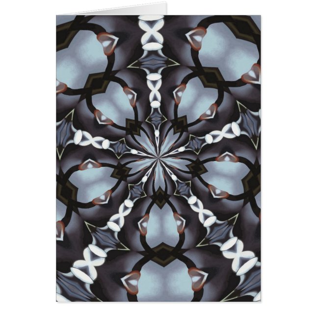 Nuances de kaléidoscope bleu (Devant)