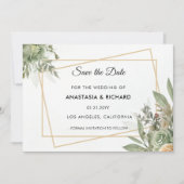 Nuances de mariage d'âge Enregistrer la carte de d (Devant)