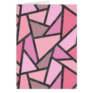 Nuances de motif en vitrail de corail