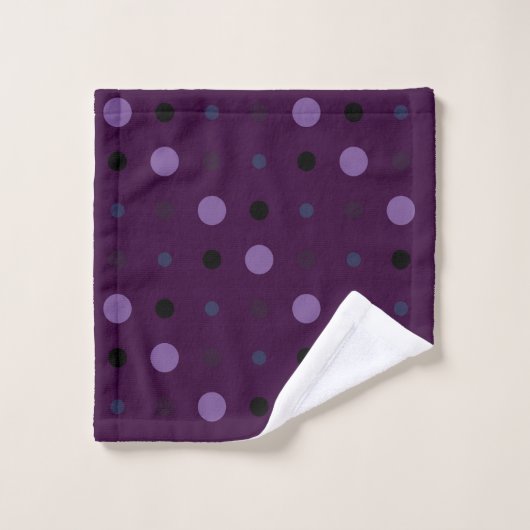 Nuances de points violets (Gant de toilette)