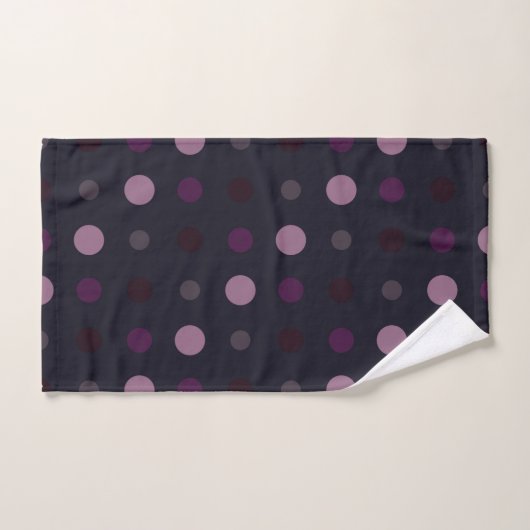 Nuances de points violets (Serviette à main)