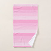 Nuances de rayures roses (Serviette à main)