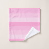Nuances de rayures roses (Gant de toilette)