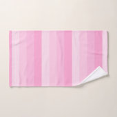 Nuances de rayures roses (Serviette à main)