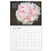 Nuances de rose Calendrier 12 mois (Jan 2026)