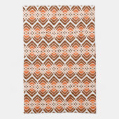 Nuances de serviette de cuisine orange (Vertical)