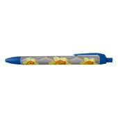 Nuances de stylo bleu de jonquilles de motif (Haut)