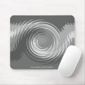 Nuances de tapis de souris gris d'ondulation (Avec souris)