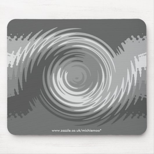 Nuances de tapis de souris gris d'ondulation (Devant)