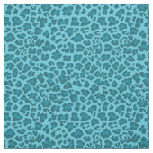 Nuances de tissu bleu de léopard (Échantillon)