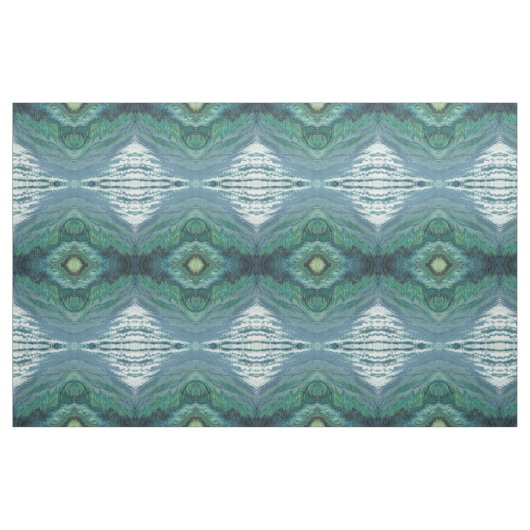 Nuances de tissu de blanc gris bleu et de vert par (Fat Quarter)