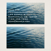 Nuances d'eau bleue Photographie de la nature Abst (Devant & derrière)