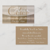 Nuances des cartes de visite de style de couleur (Devant / Derrière)