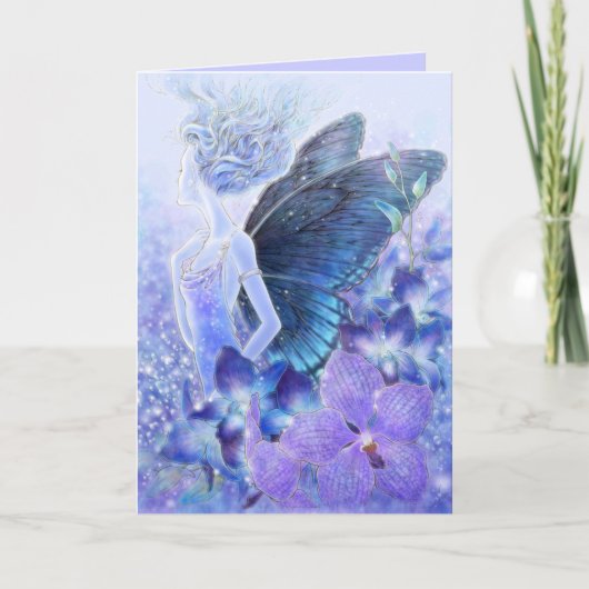 Nuances des cartes de voeux bleues (Devant)