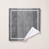 Nuances d'Ombre gris barrées (Gant de toilette)