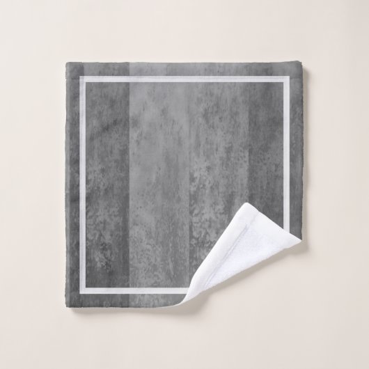 Nuances d'Ombre gris barrées (Gant de toilette)