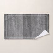 Nuances d'Ombre gris barrées (Serviette à main)