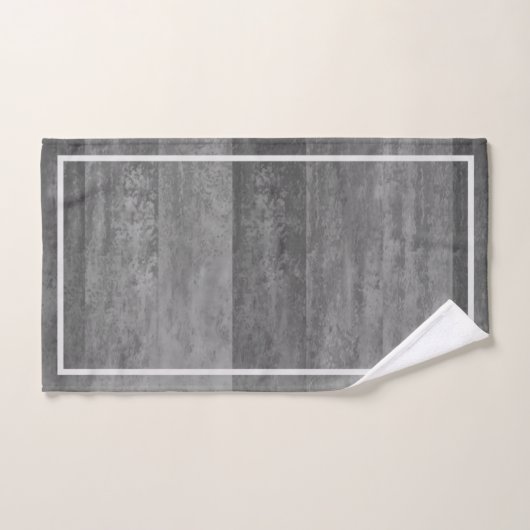 Nuances d'Ombre gris barrées (Serviette à main)