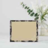 Nuances d'or et de noir de Carte de remerciements  (Debout devant)