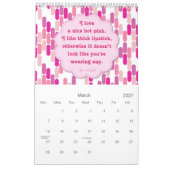 Nuances du calendrier rose (Mar 2027)