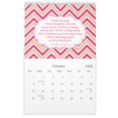 Nuances du calendrier rose (Feb 2026)