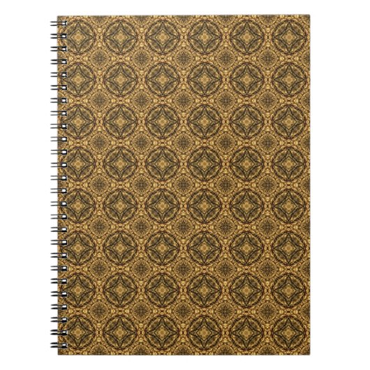 Nuances du Carnet Motif Brown en carrelage (Devant)