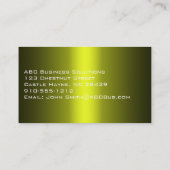 Nuances simples de Cartes de visite professionnels (Dos)