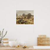 Nuba-bergen, Nugera-dorp Poster (Keuken)