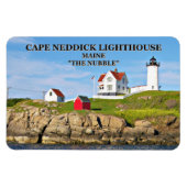 Nubble Light, Cape Neddick Maine Flexi Magnet (Horizontal)