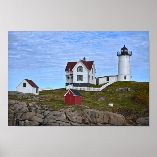 Nubble Light, Cape Neddick, Maine Poster (Voorkant)