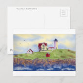 Nubble Light House York Maine Briefkaart (Voorkant / Achterkant)