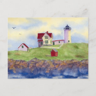 Nubble Light House York Maine Briefkaart