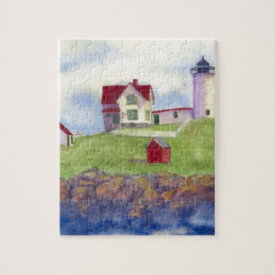 Nubble Light House York Maine Legpuzzel