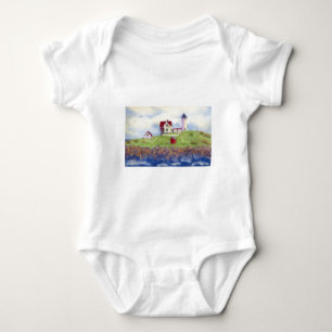 Nubble Light House York Maine Romper