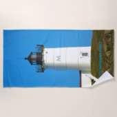 Nubble Light Maine Vuurtoren Strandlaken (Voorkant)
