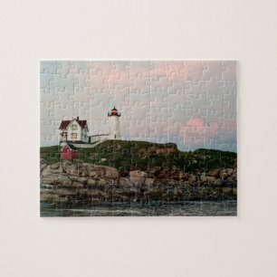 Nubble Light Sunset Puzzle Legpuzzel